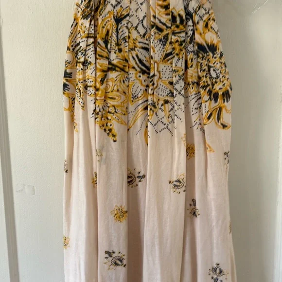 Free People Cream and Yellow Floral Jumpsuit - Picture 10 of 12